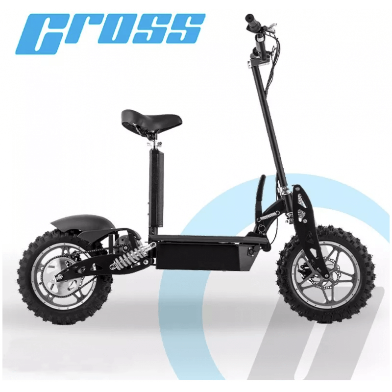 Trottinette électrique CROSS Batterie Lithium 36V/1000W - BEEPER -  Trottinette-Online