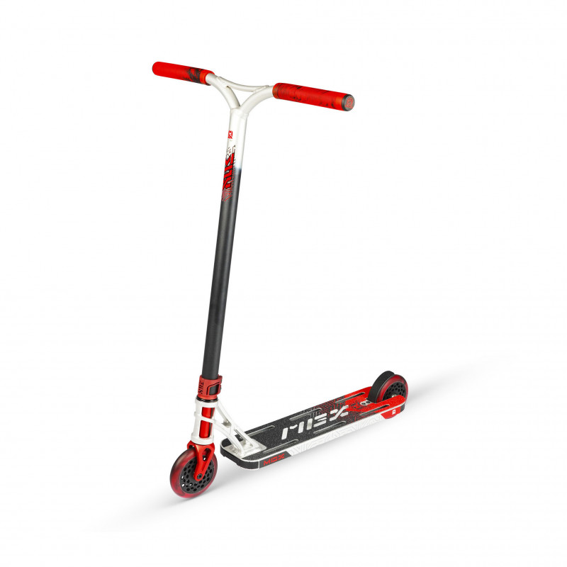 trottinette mgx extreme argent rouge
