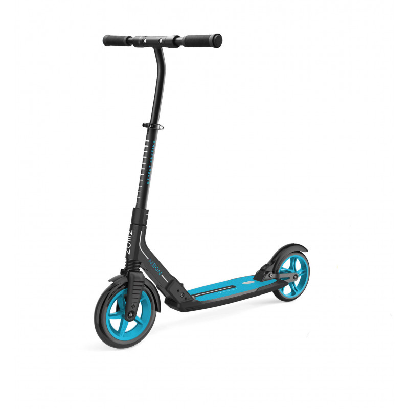 trottinette urban neon flux noir bleu